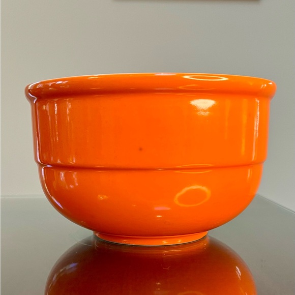 Waechtersbach Orange 6 Inch Serving Bowl Vintage 1970s Excellent - Picture 4 of 12